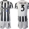 Günstige Fußballtrikots Juventus Turin Heimtrikot 2022 mit Aufdruck Chiellini 3-1