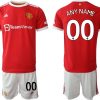 Günstige Fußballtrikots Manchester United Trikot Home 2022 Rot bestellen-2