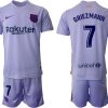 Herren Fußballtrikot FC Barcelona 21-22 Auswärts Trikot mit Aufdruck Griezmann 7-1