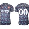 Personalisierbar Arsenal Auswärtstrikot 2022 3rd Shirt blau-1