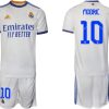 Real Madrid Heimtrikot 2022 weiß blau mit Aufdruck Modric 10-1