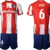 Atlético Madrid Heimtrikot 2021-22 rot/weiß mit Aufdruck KOKE 6-1