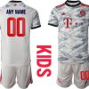 Ausweichtrikot Weiß FC Bayern München Trikot 3rd 2022 Kinder-1