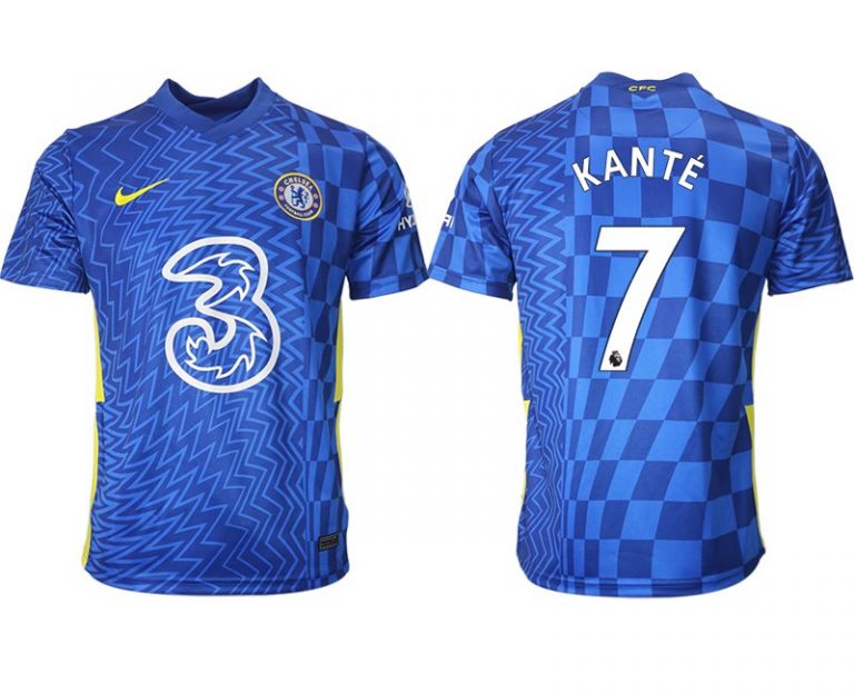 Chelsea F.C. 2022 N’Golo Kanté 7# Fußballtrikots Heimtrikot Kurzarm