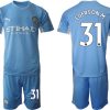 Ederson Moraes #31 Manchester City FC Herren Heimtrikot 2022 Kurzarm-1