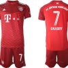 FC Bayern München 2021/22 Heimtrikot rot mit Aufdruck Gnabry 7 günstig-1