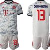 FC Bayern München 2021/22 Herren Ausweichtrikot weiß mit Aufdruck Choupo-Moting 13-1