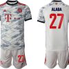 FC Bayern München 3rd Herren Trikot 2021/22 ALABA 27# Ausweichtrikot weiß-1