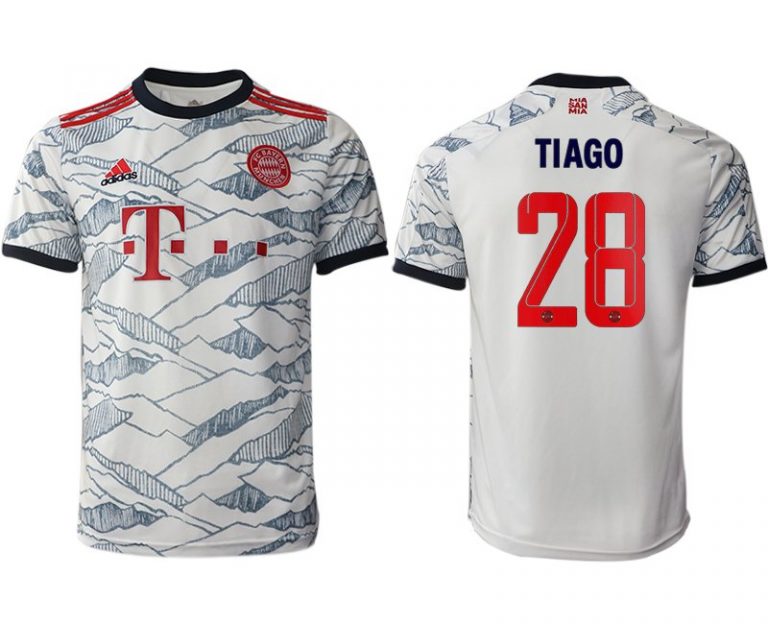 FC Bayern München 3rd Herren Trikot 2021/22 TIAGO 28# Ausweichtrikot