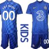 Fußball Trikotsatz FC Chelsea Heimtrikot 2021/22 Kinder blau-1