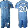 Günstige Manchester City Bernardo Silva #20 Heimtrikot Herren 2022 Kurzarm-1