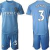 Manchester City Danilo Nummer 3 Heimtrikot 2022 Kurzarm