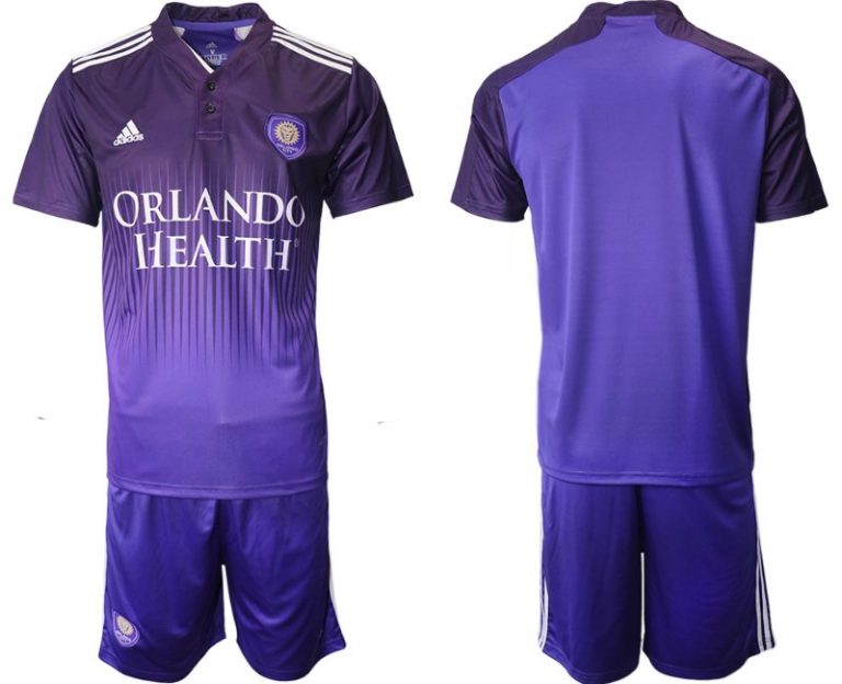 Orlando City 2021/22 Home „Thick N Thin“ Kit Purple Gradient Design