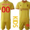 Personalisierbar Fußball Trikot Liverpool Stadion Ausweichtrikot 2021-22 für Kinder-1