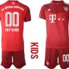 Personalisierbar Fußball Trikotsatz FC Bayern München Heimtrikot rot 2022 für Kinder-1