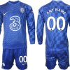 Personalisierbar Trikotsatz Chelsea FC Stadium Heimtrikot 2022 Langarm-1