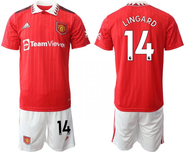 Lingard 14 Manchester United 2022-23 Heimtrikot Herren Trikot + Kurze Hosen