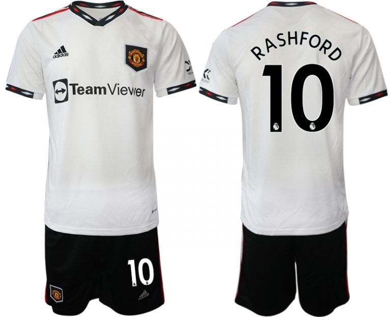 RASHFORD #10 Manchester United Auswärtstrikot 2022-23 Trikotsatz Herren Fußballtrikot Herren Sale