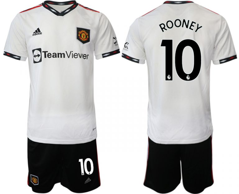 ROONEY #10 Manchester United Auswärtstrikot 2022-23 Trikotsatz Herren Fußballtrikot Herren Sale