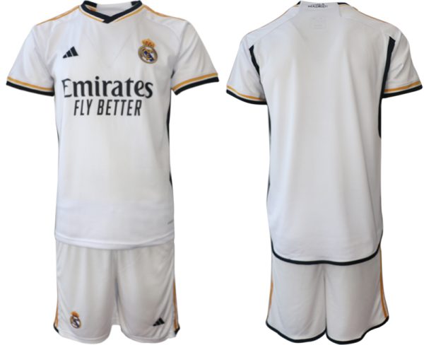 Billige Fussballtrikots Real Madrid Heimtrikot 2023-24 T-Shirt für Herren